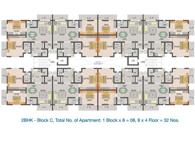 2 BHK - Block C